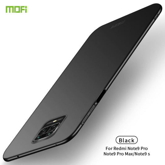 For Xiaomi RedMi Note9S/Note9Pro  MOFI Frosted PC Ultra-thin Hard C(Black) - Xiaomi Cases by MOFI | Online Shopping South Africa | PMC Jewellery