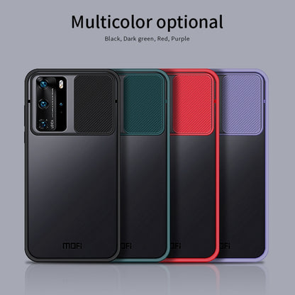 For Huawei P40 Pro MOFI Xing Dun Series PC + TPU Anti-peep Waterproof And Anti-drop All-inclusive Protective Shell, Translucent Frosted(Green) - Huawei Cases by MOFI | Online Shopping South Africa | PMC Jewellery