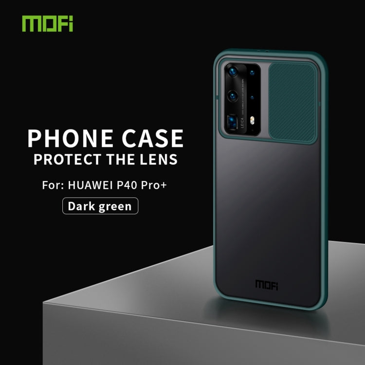 For Huawei P40 Pro+ MOFI Xing Dun Series PC + TPU Anti-peep Waterproof And Anti-drop All-inclusive Protective Shell, Translucent Frosted(Green) - Huawei Cases by MOFI | Online Shopping South Africa | PMC Jewellery