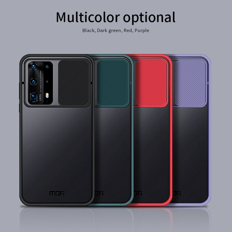 For Huawei P40 Pro+ MOFI Xing Dun Series PC + TPU Anti-peep Waterproof And Anti-drop All-inclusive Protective Shell, Translucent Frosted(Green) - Huawei Cases by MOFI | Online Shopping South Africa | PMC Jewellery