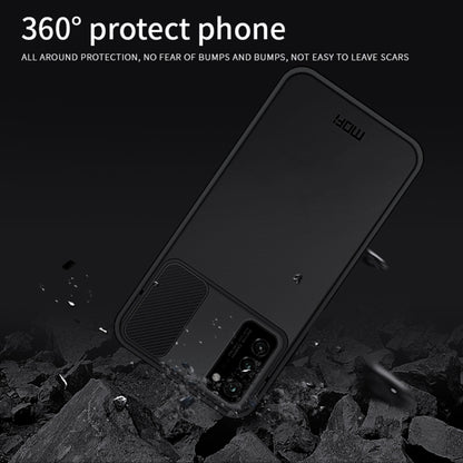 For Huawei HonorV30 MOFI Xing Dun Series PC + TPU Anti-peep Waterproof And Anti-drop All-inclusive Protective Shell, Translucent Frosted(Black) - Huawei Cases by MOFI | Online Shopping South Africa | PMC Jewellery