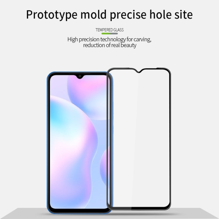 For Xiaomi Redmi 9A / 9C MOFI 9H 3D Explosion-proof Curved Screen Tempered Glass Film(Black) -  by MOFI | Online Shopping South Africa | PMC TechLife