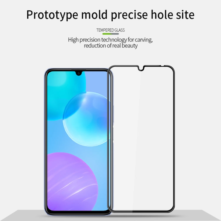 For Huawei Enjoy20 Pro/Honor30 Lite MOFI 9H 3D Explosion-proof Curved Screen Tempered Glass Film(Black) - Huawei Tempered Glass by MOFI | Online Shopping South Africa | PMC Jewellery