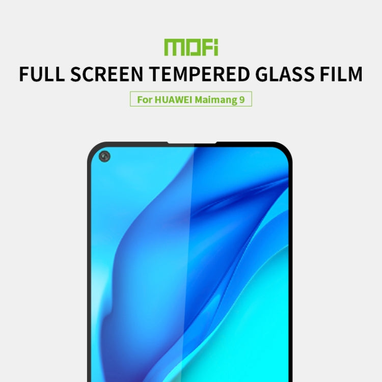 For Huawei Maimang9/Mate 40Lite MOFI 9H 2.5D Full Screen Tempered Glass Film(Black) - Huawei Tempered Glass by MOFI | Online Shopping South Africa | PMC Jewellery