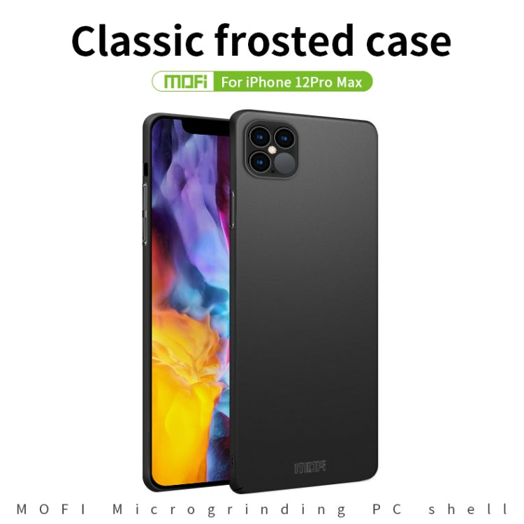 For iPhone 12 Pro Max MOFI Frosted PC Ultra-thin Hard Case(Red) - iPhone 12 Pro Max Cases by MOFI | Online Shopping South Africa | PMC TechLife