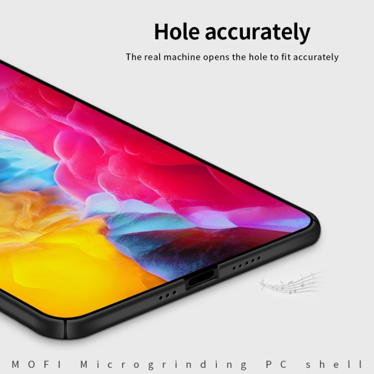 For iPhone 12 / 12 Pro MOFI Frosted PC Ultra-thin Hard Case(Black) - free shipping - PMC TechLife - Order now!