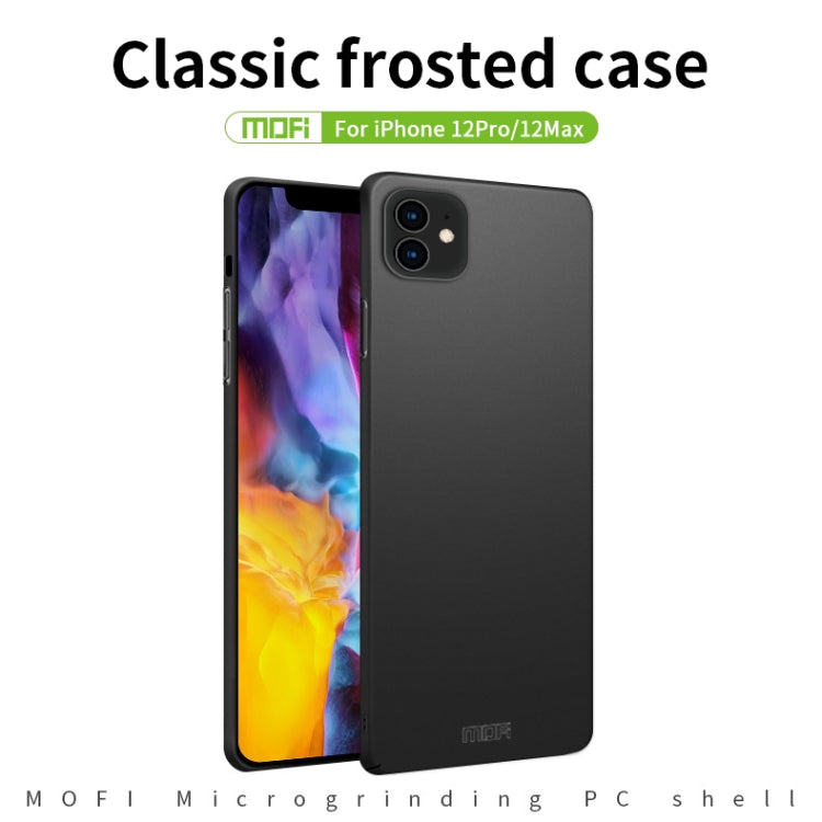 For iPhone 12 / 12 Pro MOFI Frosted PC Ultra-thin Hard Case(Red) - iPhone 12 / 12 Pro Cases by MOFI | Online Shopping South Africa | PMC TechLife | Buy Now Pay Later Mobicred