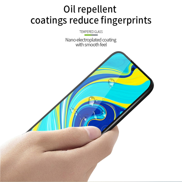 For Xiaomi Redmi Note 9/10X 4G MOFI 9H 3D Explosion-proof Curved Screen Tempered Glass Film(Black) - free shipping - PMC TechLife - Order now!