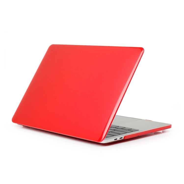 ENKAY Hat-Prince 3 in 1 For MacBook Pro 13 inch A2289 / A2251 (2020) Crystal Hard Shell Protective Case + US Version Ultra-thin TPU Keyboard Protector Cover + Anti-dust Plugs Set(Red) - MacBook Pro Cases by ENKAY | Online Shopping South Africa | PMC Jewellery | Buy Now Pay Later Mobicred