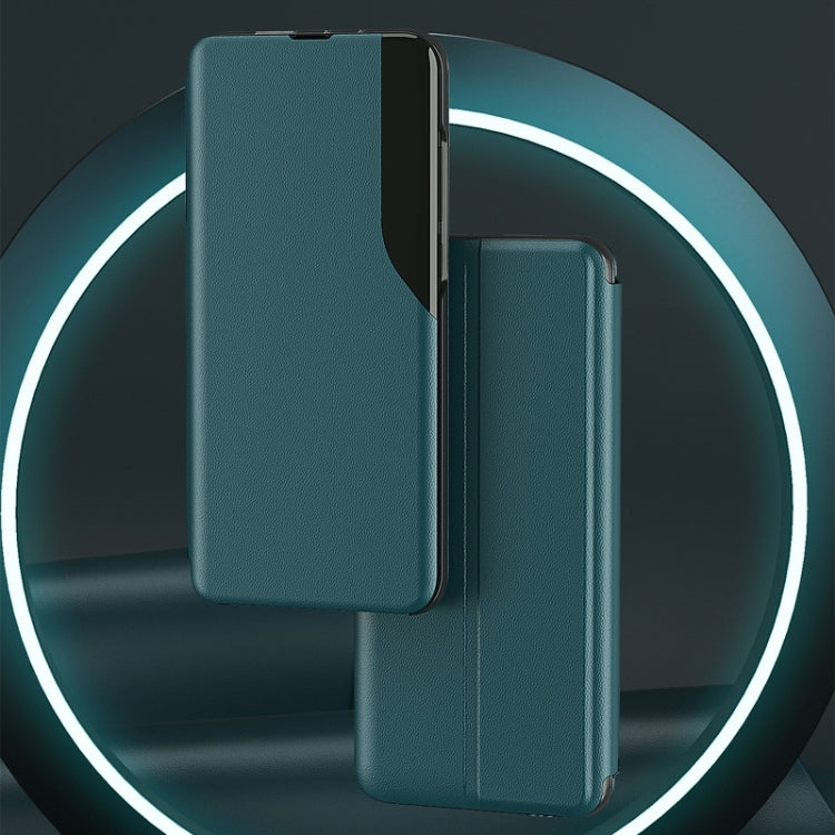 For Samsung Galaxy S9 Attraction Flip Holder Leather Phone Case(Blue) - Galaxy Phone Cases by PMC TechLife | Online Shopping South Africa | PMC TechLife