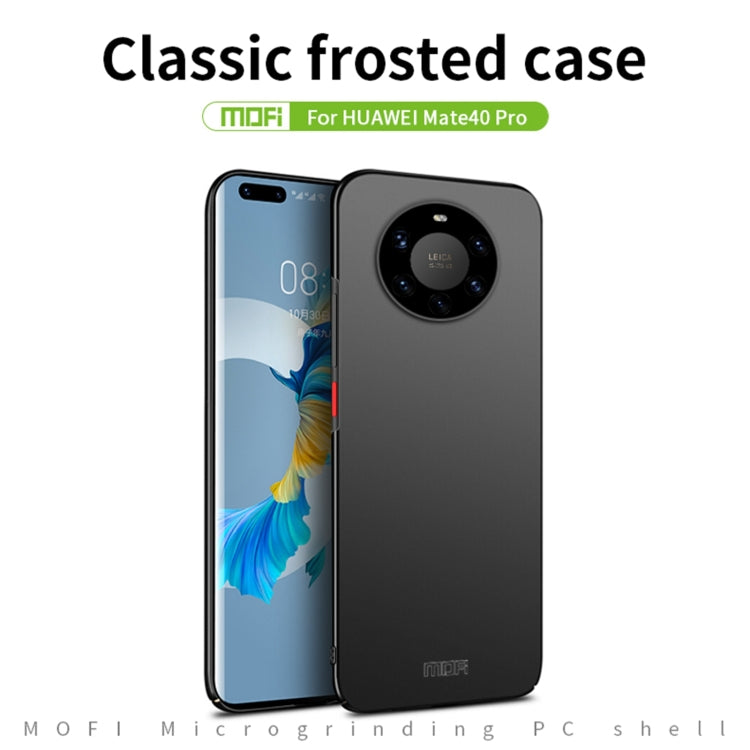 For Huawei Mate 40 Pro MOFI Frosted PC Ultra-thin Hard Case(Gold) - Huawei Cases by MOFI | Online Shopping South Africa | PMC Jewellery