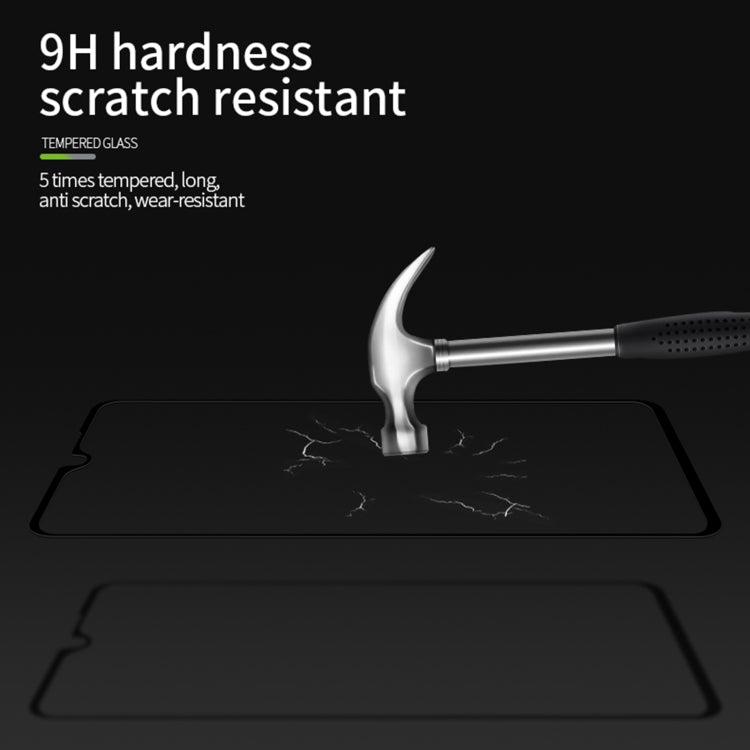 For Samsung Galaxy A12 MOFI 9H 2.5D Full Screen Tempered Glass Film(Black) - Galaxy Tempered Glass by MOFI | Online Shopping South Africa | PMC TechLife | Buy Now Pay Later Mobicred