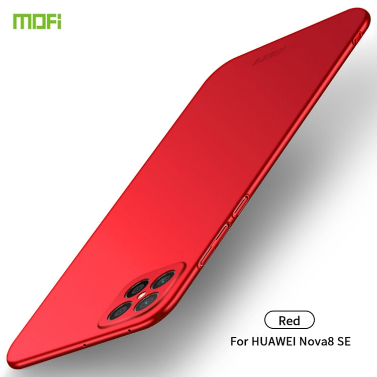 For Huawei nova 8 SE MOFI Frosted PC Ultra-thin Hard Case (Red) - Huawei Cases by MOFI | Online Shopping South Africa | PMC TechLife