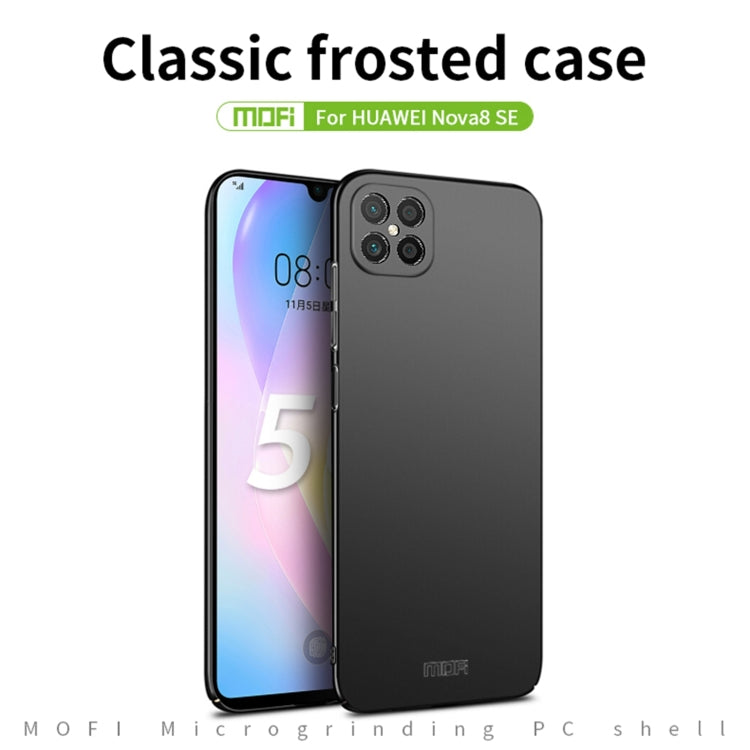 For Huawei nova 8 SE MOFI Frosted PC Ultra-thin Hard Case (Red) - Huawei Cases by MOFI | Online Shopping South Africa | PMC TechLife