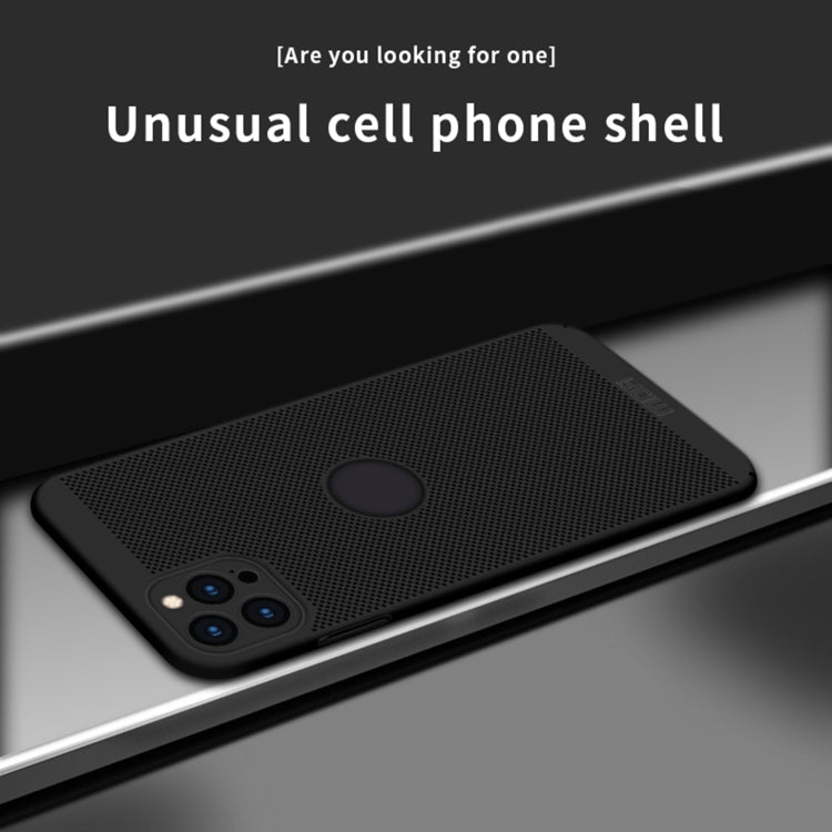 For iPhone 12 Pro Max MOFi Honeycomb Texture Breathable PC Shockproof Protective Back Cover Case(Red) - iPhone 12 Pro Max Cases by MOFI | Online Shopping South Africa | PMC TechLife