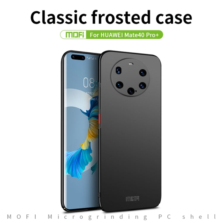 For Huawei Mate 40 Pro+ MOFI Frosted PC Ultra-thin Hard Case(Gold) - Huawei Cases by MOFI | Online Shopping South Africa | PMC Jewellery