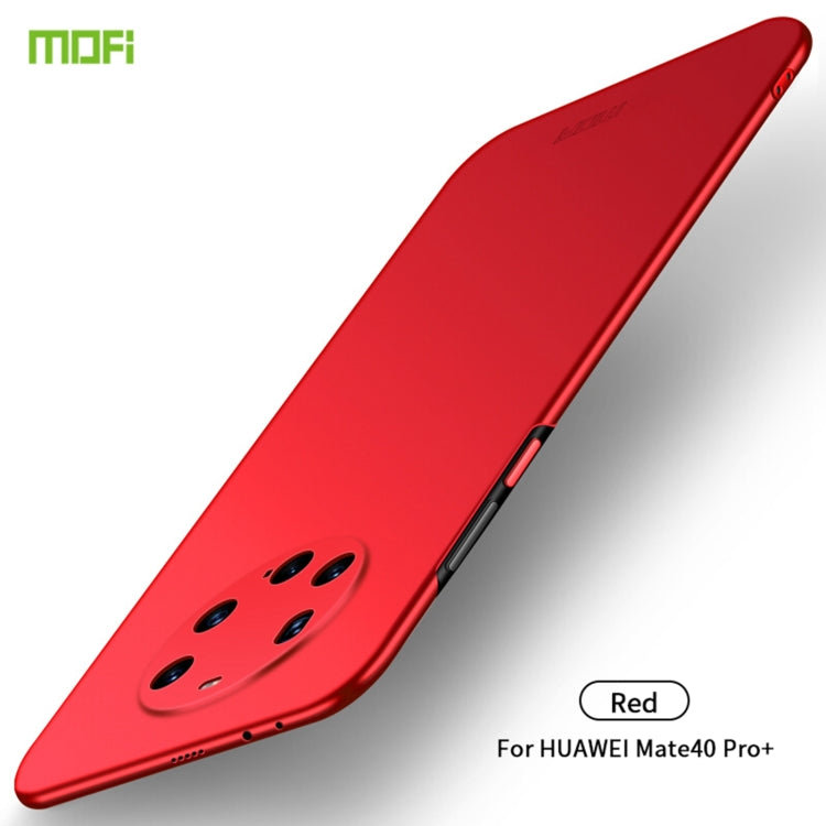 For Huawei Mate 40 Pro+ MOFI Frosted PC Ultra-thin Hard Case(Red) - Huawei Cases by MOFI | Online Shopping South Africa | PMC TechLife