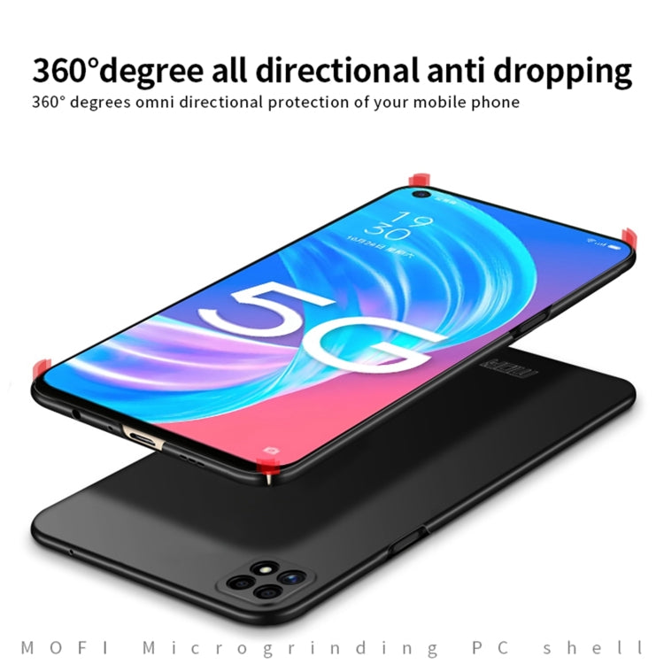 For OPPO A72 MOFI Frosted PC Ultra-thin Hard Case(Red) - OPPO Cases by MOFI | Online Shopping South Africa | PMC TechLife | Buy Now Pay Later Mobicred