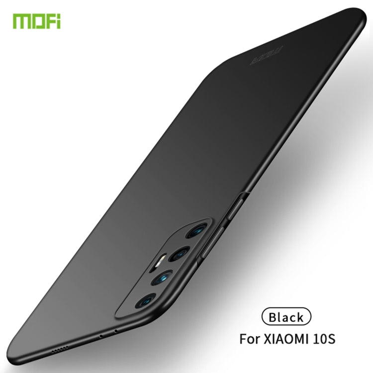 For Xiaomi Mi 10S MOFI Frosted PC Ultra-thin Hard Case(Black) - Xiaomi Cases by MOFI | Online Shopping South Africa | PMC Jewellery