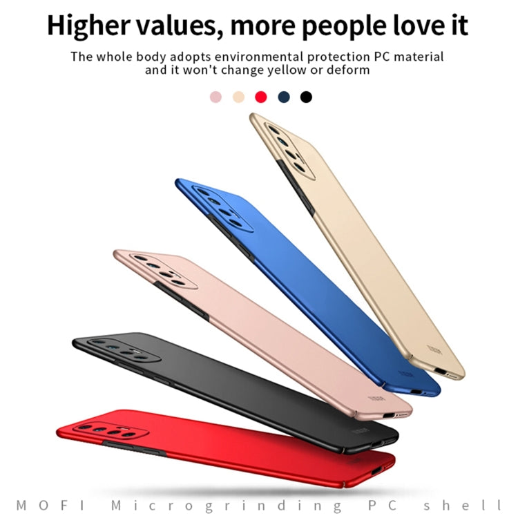 For Xiaomi Mi 10S MOFI Frosted PC Ultra-thin Hard Case(Blue) - Xiaomi Cases by MOFI | Online Shopping South Africa | PMC TechLife | Buy Now Pay Later Mobicred