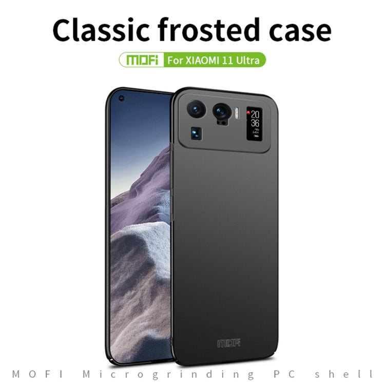 For Xiaomi Mi 11 Ultra MOFI Frosted PC Ultra-thin Hard Case(Black) - Xiaomi Cases by MOFI | Online Shopping South Africa | PMC Jewellery