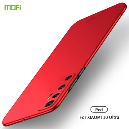 For Xiaomi Mi 10 Ultra MOFI Frosted PC Ultra-thin Hard Case(Red) - Xiaomi Cases by MOFI | Online Shopping South Africa | PMC Jewellery