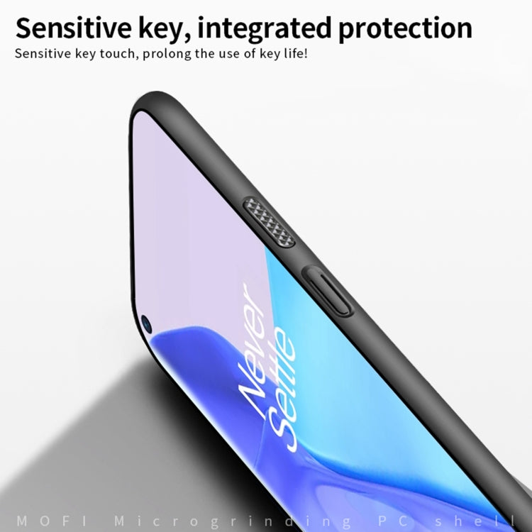 For OnePlus 9 MOFI Frosted PC Ultra-thin Hard Case(Black) - OnePlus Cases by MOFI | Online Shopping South Africa | PMC TechLife | Buy Now Pay Later Mobicred