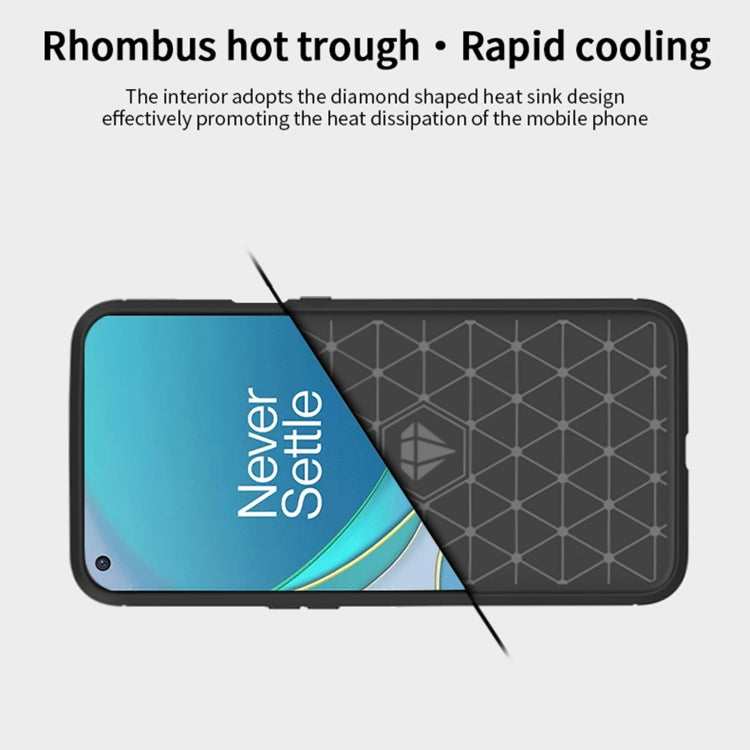 For OnePlus 9 Pro MOFI Gentleness Series Brushed Texture Carbon Fiber Soft TPU Case(Grey) - free shipping - PMC TechLife - Order now!