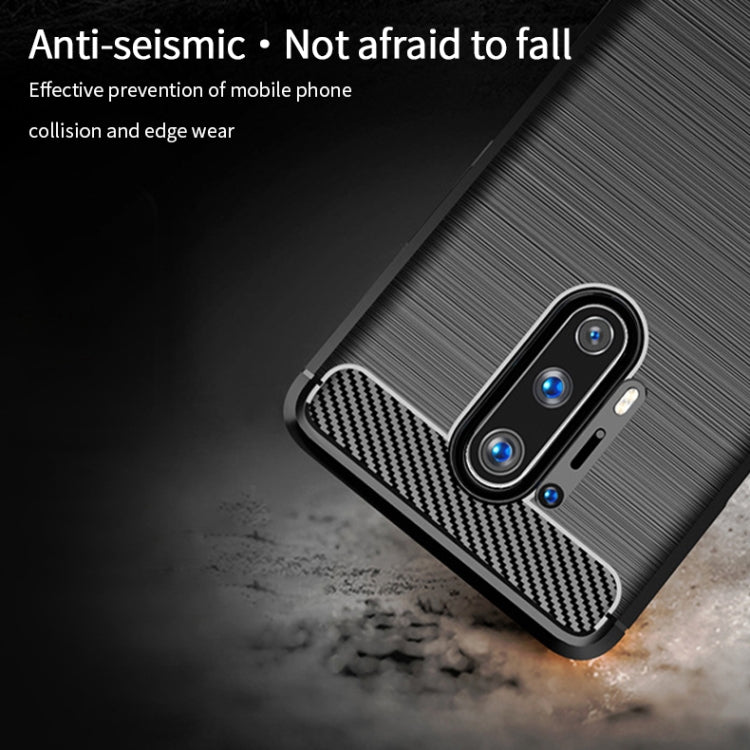 For OnePlus 8 Pro MOFI Gentleness Series Brushed Texture Carbon Fiber Soft TPU Case(Grey) - OnePlus Cases by MOFI | Online Shopping South Africa | PMC TechLife | Buy Now Pay Later Mobicred
