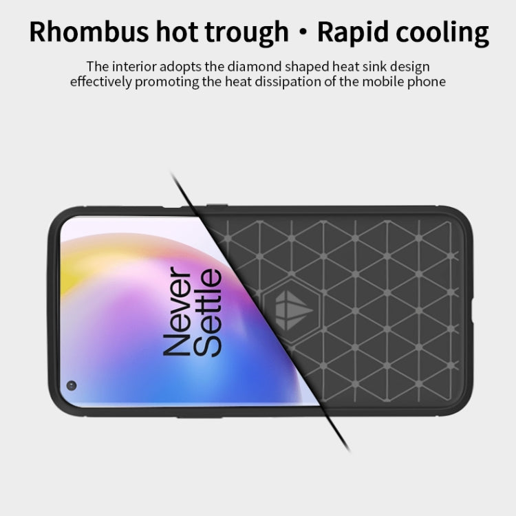 For OnePlus 8 Pro MOFI Gentleness Series Brushed Texture Carbon Fiber Soft TPU Case(Red) - OnePlus Cases by MOFI | Online Shopping South Africa | PMC TechLife | Buy Now Pay Later Mobicred