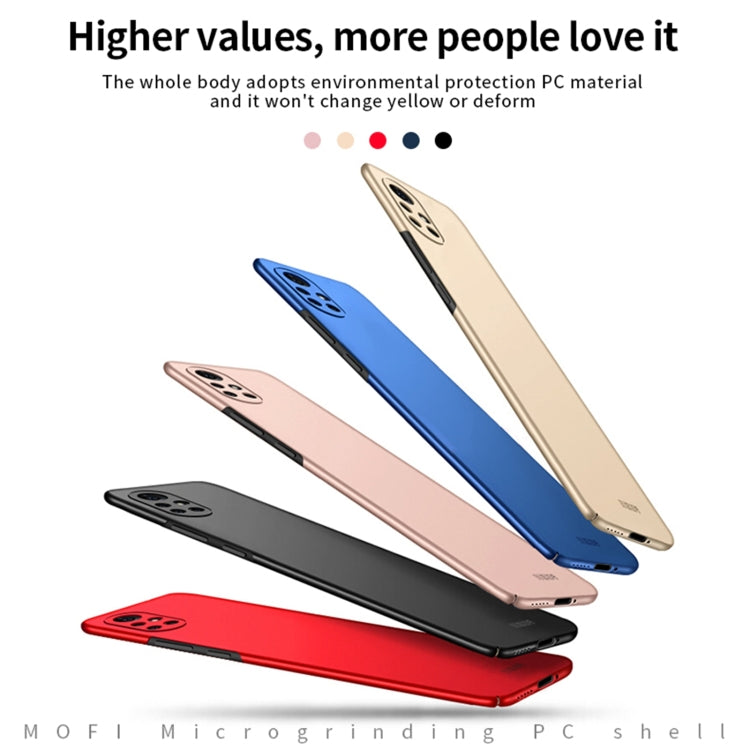 For Huawei Nova 8 MOFI Frosted PC Ultra-thin Hard Case(Blue) - Huawei Cases by MOFI | Online Shopping South Africa | PMC Jewellery