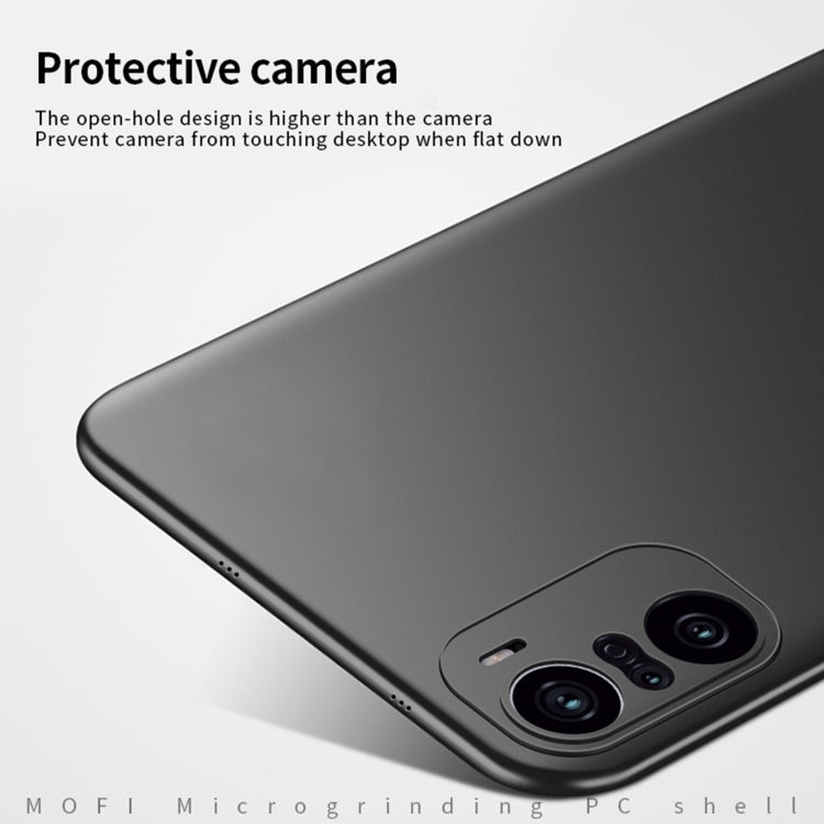 For Xiaomi Redmi K40 Pro+ / POCO F3 / 11i MOFI Frosted PC Ultra-thin Hard Case(Gold) - Xiaomi Cases by MOFI | Online Shopping South Africa | PMC Jewellery