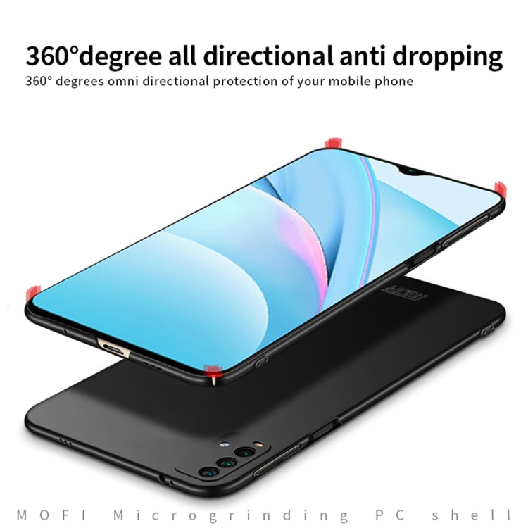For Xiaomi Redmi 9T / Note9 4G / 9 Power MOFI Frosted PC Ultra-thin Hard Case(Gold) - Xiaomi Cases by MOFI | Online Shopping South Africa | PMC TechLife | Buy Now Pay Later Mobicred