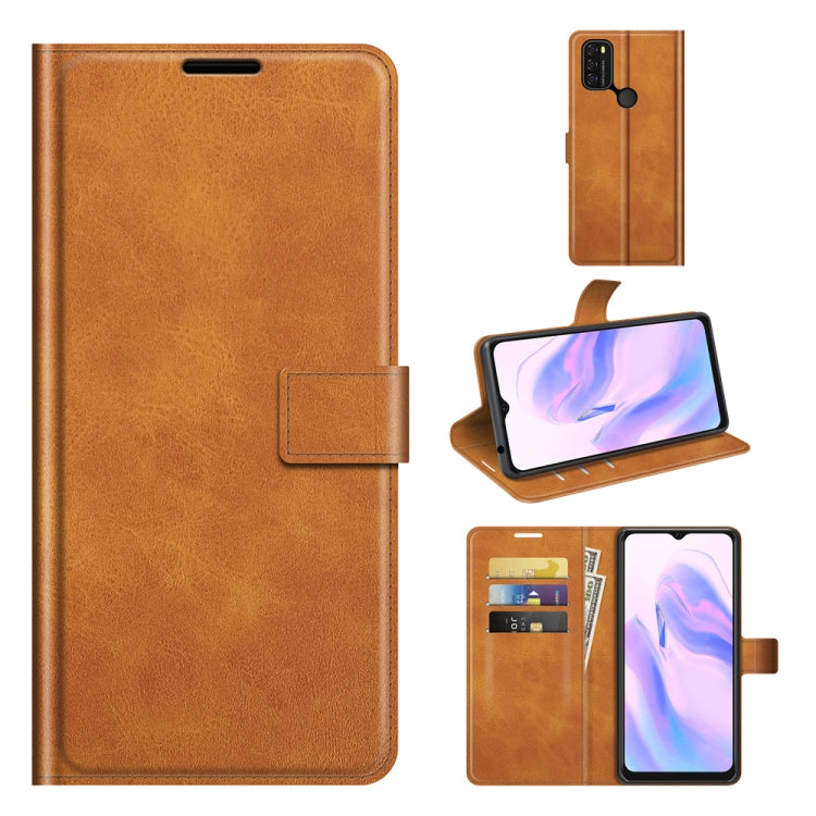 For Blackview A70 Retro Calf Pattern Buckle Horizontal Flip Leather Case with Holder & Card Slots & Wallet(Yellow) - More Brand by PMC TechLife | Online Shopping South Africa | PMC TechLife | Buy Now Pay Later Mobicred