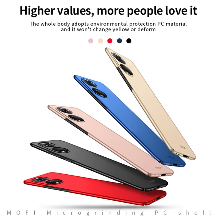 For Honor 50 Pro MOFI Frosted PC Ultra-thin Hard Case(Blue) - Honor Cases by MOFI | Online Shopping South Africa | PMC TechLife | Buy Now Pay Later Mobicred