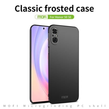 For Honor 50 SE MOFI Frosted PC Ultra-thin Hard Case(Blue) - Honor Cases by MOFI | Online Shopping South Africa | PMC Jewellery