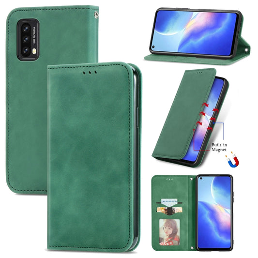 For Blackview A90 Retro Skin Feel Business Magnetic Horizontal Flip Leather Case with Holder & Card Slots & Wallet & Photo Frame(Green) - More Brand by PMC Jewellery | Online Shopping South Africa | PMC Jewellery | Buy Now Pay Later Mobicred