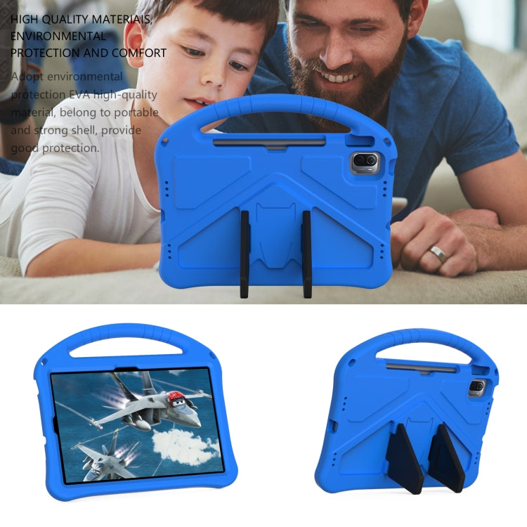 For Huawei MatePad 11 ���2021��� EVA Flat Anti Falling Protective Case Shell with Holder(Blue) - Huawei by PMC TechLife | Online Shopping South Africa | PMC TechLife | Buy Now Pay Later Mobicred
