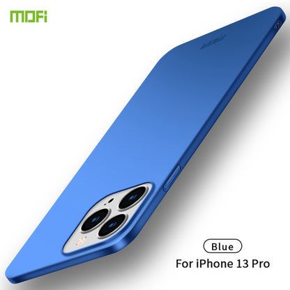 For iPhone 13 Pro MOFI Frosted PC Ultra-thin Hard Case(Blue) - iPhone 13 Pro Cases by MOFI | Online Shopping South Africa | PMC Jewellery