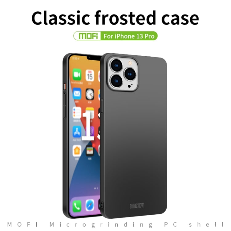 For iPhone 13 Pro MOFI Frosted PC Ultra-thin Hard Case(Red) - free shipping - PMC TechLife - Order now!