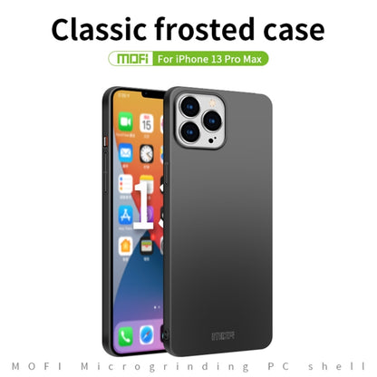 For iPhone 13 Pro Max  MOFI Frosted PC Ultra-thin Hard Case(Blue) - iPhone 13 Pro Max Cases by MOFI | Online Shopping South Africa | PMC Jewellery | Buy Now Pay Later Mobicred