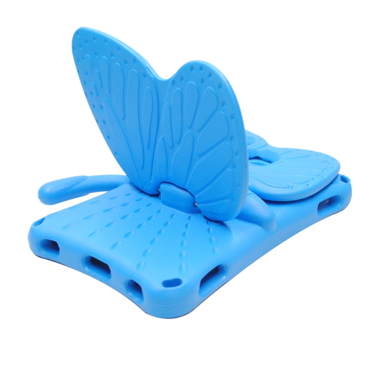 For Amazon Kindle Fire HD 8 2020 Butterfly Bracket Style EVA Children Falling Proof Cover Protective Case(Blue) - Amazon by PMC TechLife | Online Shopping South Africa | PMC TechLife | Buy Now Pay Later Mobicred