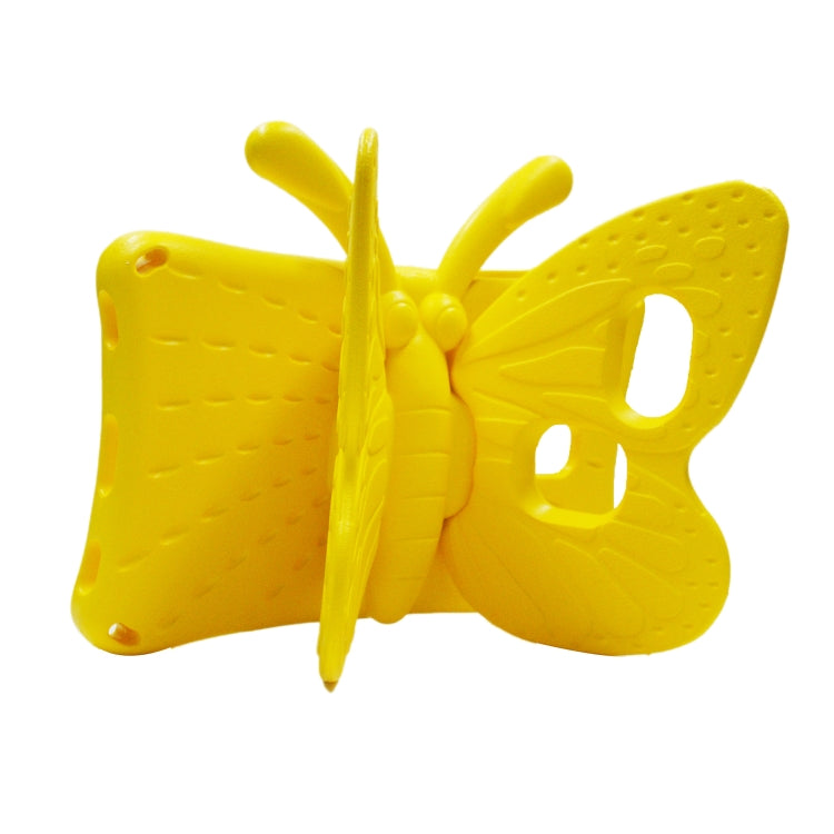For Amazon Kindle Fire HD 8 2020 Butterfly Bracket Style EVA Children Falling Proof Cover Protective Case(Yellow) - Amazon by PMC TechLife | Online Shopping South Africa | PMC TechLife | Buy Now Pay Later Mobicred