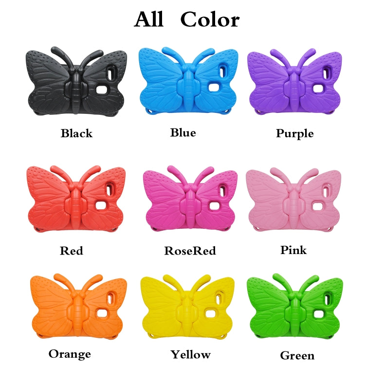 For Amazon Kindle Fire HD 8 2020 Butterfly Bracket Style EVA Children Falling Proof Cover Protective Case(Purple) - Amazon by PMC TechLife | Online Shopping South Africa | PMC TechLife | Buy Now Pay Later Mobicred