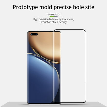 For Honor Magic 3 / Magic 3 Pro MOFI 9H 3D Explosion Proof Thermal Bending Full Screen Tempered Glass Film(Black) - Honor Tempered Glass by MOFI | Online Shopping South Africa | PMC Jewellery | Buy Now Pay Later Mobicred