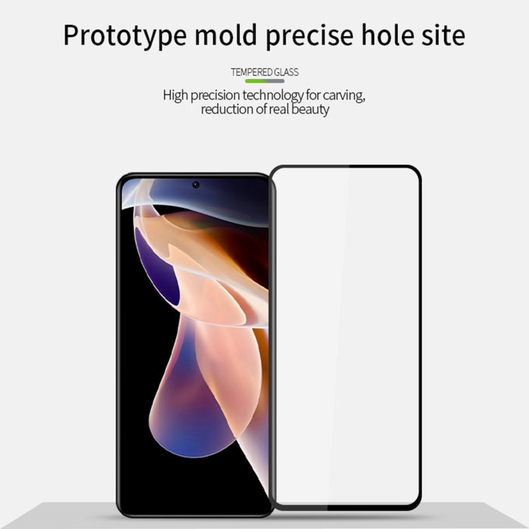 For Xiaomi Redmi Note 11 Pro MOFI 9H 2.5D Full Screen Tempered Glass Film(Black) -  by MOFI | Online Shopping South Africa | PMC Jewellery