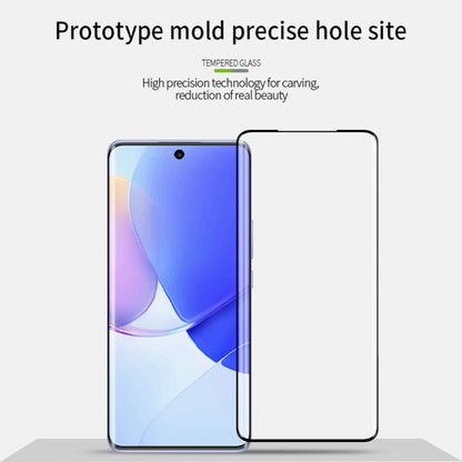 For Huawei nova 9 MOFI 9H 3D Explosion-Proof Hot Bending Full Screen Tempered Glass Film(Black) - Huawei Tempered Glass by MOFI | Online Shopping South Africa | PMC Jewellery