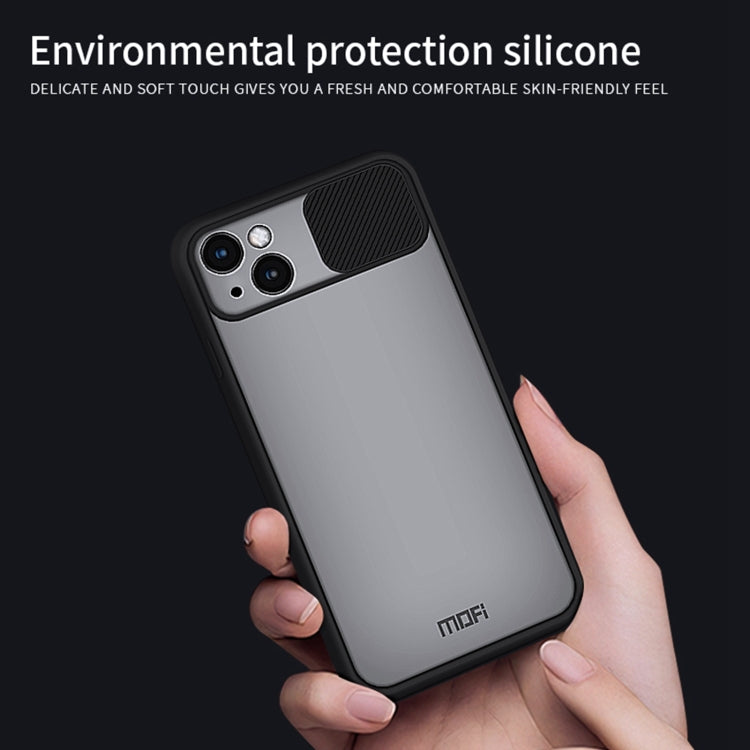 For iPhone 13 MOFI Translucent Frosted PC + TPU Phone Case(Green) - free shipping - PMC TechLife - Order now!