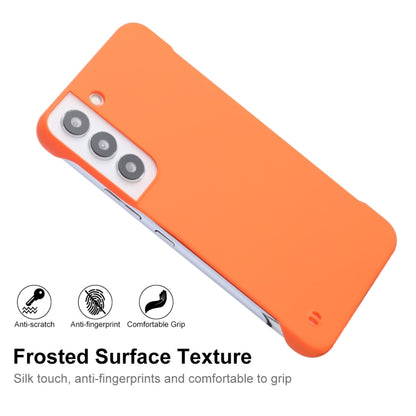 For Samsung Galaxy S22 5G ENKAY Matte Frameless Hard PC Case(Orange) - Galaxy S22 5G Cases by ENKAY | Online Shopping South Africa | PMC Jewellery | Buy Now Pay Later Mobicred