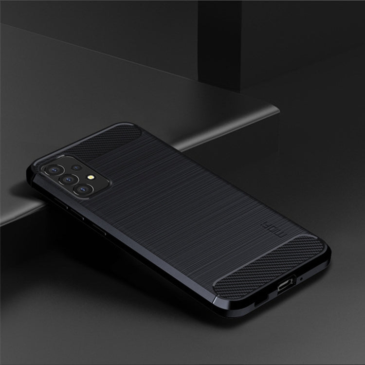 For Samsung Galaxy A53 5G  MOFI Gentleness Brushed Carbon Fiber Soft TPU Case(Blue) - Galaxy Phone Cases by MOFI | Online Shopping South Africa | PMC TechLife | Buy Now Pay Later Mobicred